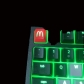 McDonald's Keycaps OEM Profile ABS Backlit Replacement Keycaps for Cherry MX Switch